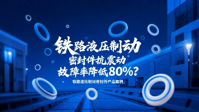 行業(yè)?：鐵路液壓制動密封圈抗震動，故障率降低80%？