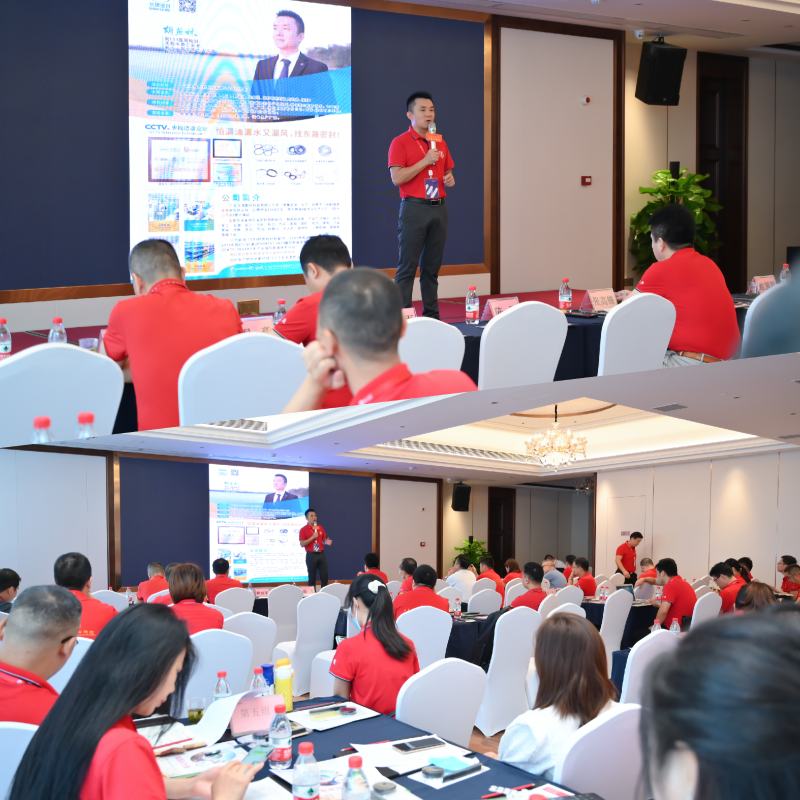 東晟密封總經(jīng)理胡燕林先生發(fā)言