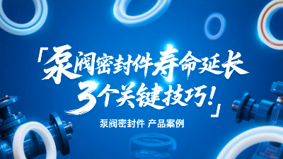 泵閥密封圈壽命延長的3個關(guān)鍵技巧！?
