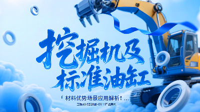 工程機(jī)械密封圈HBY產(chǎn)品案例：挖掘機(jī)及標(biāo)準(zhǔn)油缸材料優(yōu)勢(shì)場(chǎng)景應(yīng)用解析！?