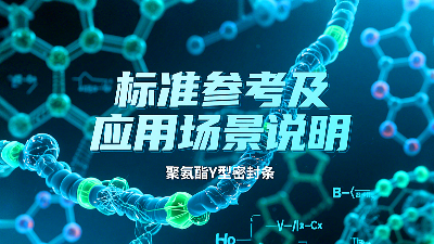 聚氨酯Y型密封條產(chǎn)品 ? 的標(biāo)準(zhǔn)參考及應(yīng)用場景說明！?