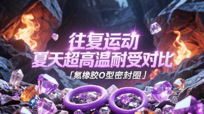 氟橡膠O型密封圈 ? 往復(fù)運(yùn)動<i style='color:red'>夏天</i>超高溫耐受對比！?