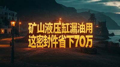液壓缸老是漏油？礦山上用這密封圈，一年省下70萬(wàn)！?