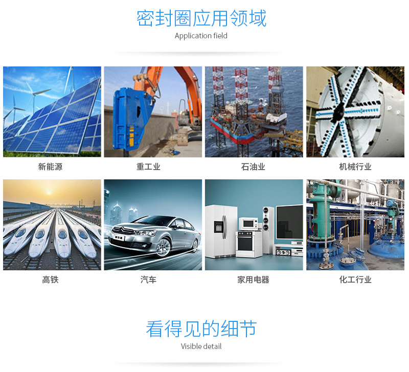 密封圈應(yīng)用領(lǐng)域