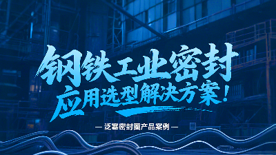泛塞密封圈：鋼鐵工業(yè)密封的應(yīng)用選型解決方案！