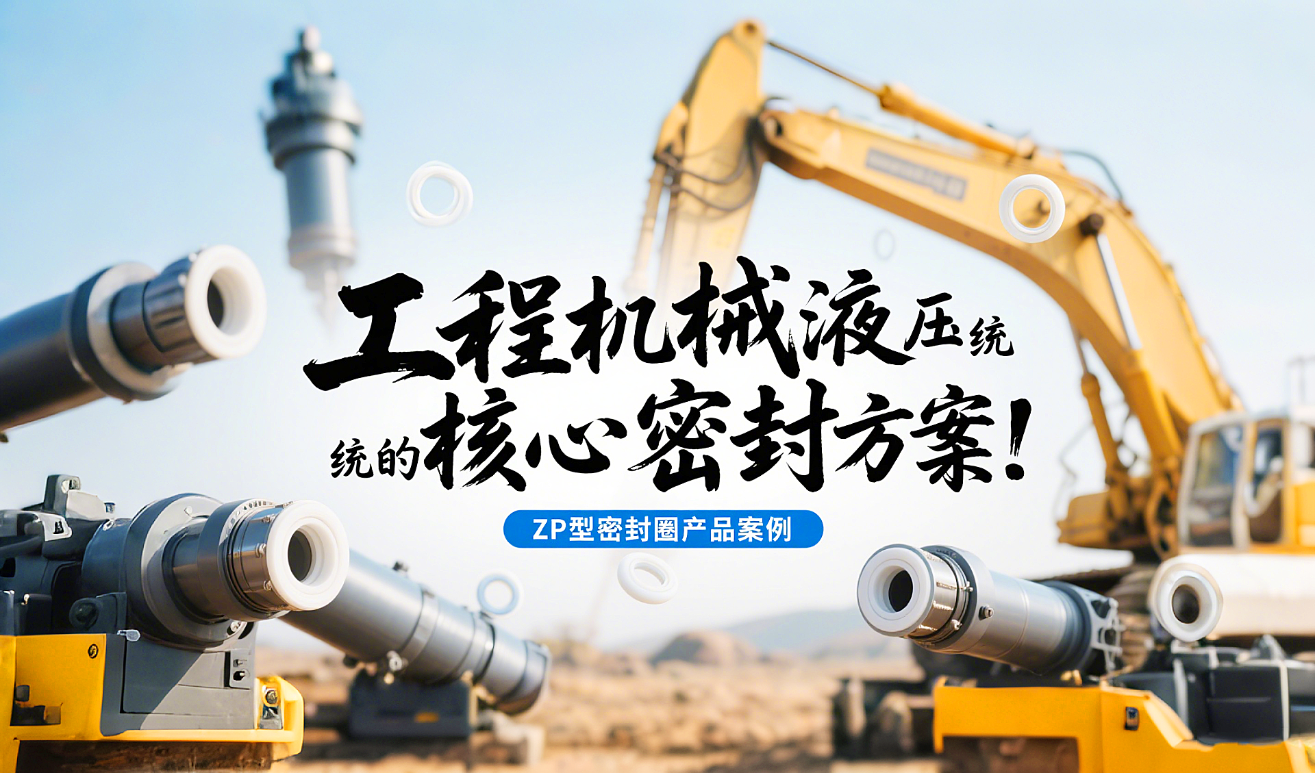 <i style='color:red'>zp型密封圈</i>：工程機(jī)械液壓系統(tǒng)的核心密封方案！