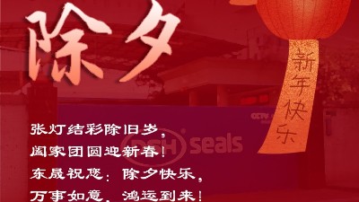 東晟密封祝大家新春快樂！