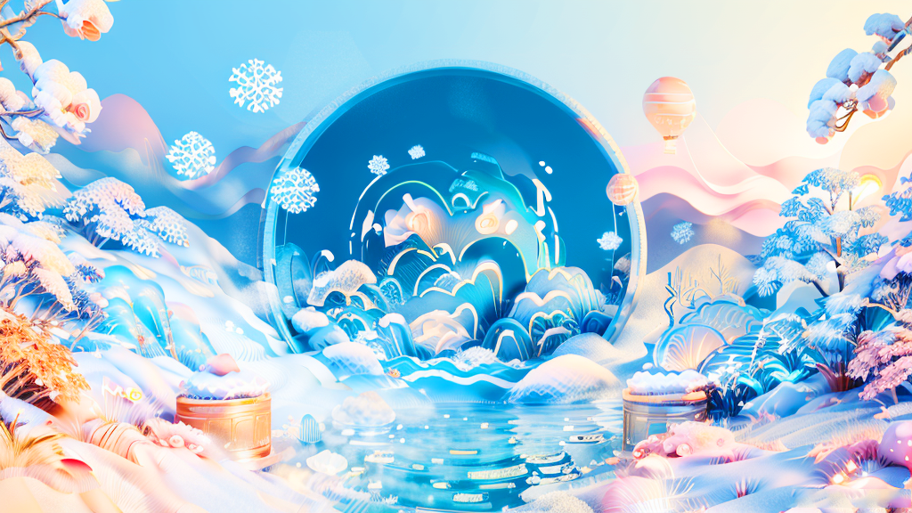 <i style='color:red'>大雪</i>節(jié)氣，家人圍坐的溫馨時刻【手機壁紙】