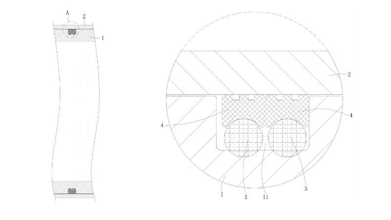 新型的多組旋轉(zhuǎn)密封結(jié)構(gòu)的剖視結(jié)構(gòu)圖1一種多組旋轉(zhuǎn)密封件結(jié)構(gòu)圖