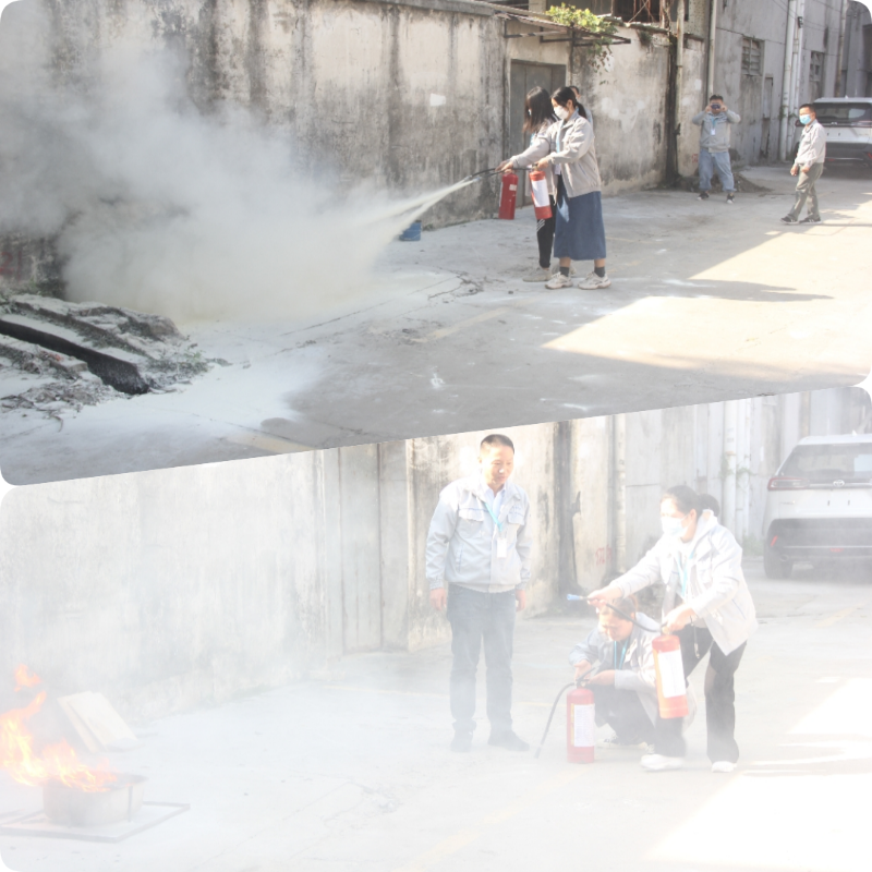 東晟密封消防演習(xí)現(xiàn)場(chǎng)