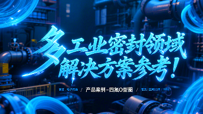 四氟O型圈：多工業(yè)密封領域解決方案參考！