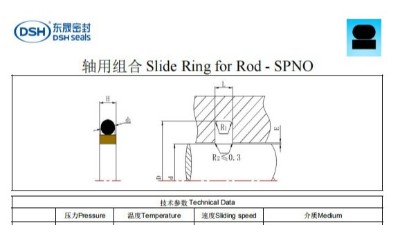 新版軸用組合密封圈SPNO規(guī)格尺寸表