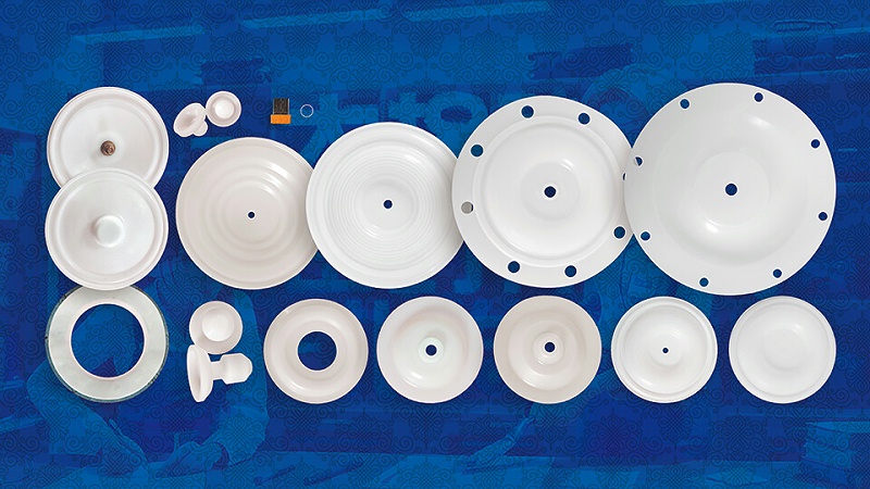 氣動泵隔膜膜片或計量泵膜片產(chǎn)品全家福