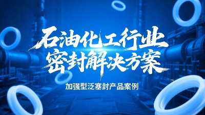加強(qiáng)型泛塞封產(chǎn)品案例 ? 石油化工行業(yè)的密封解決方案！?