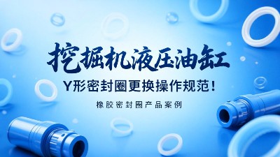 挖掘機(jī)液壓油缸Y形密封圈更換操作規(guī)范！