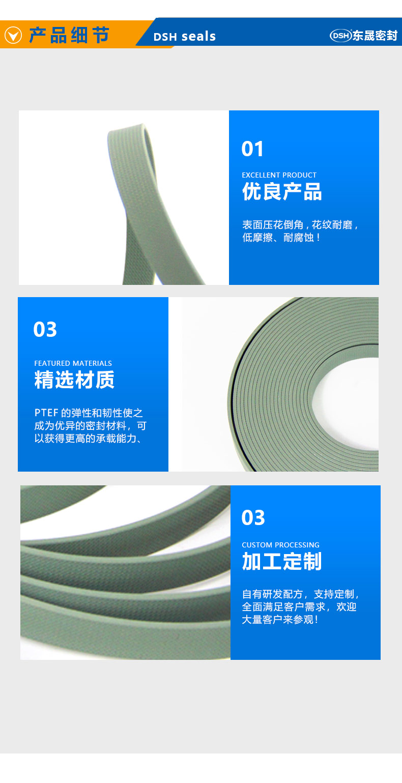 四氟導(dǎo)向帶-導(dǎo)向環(huán)