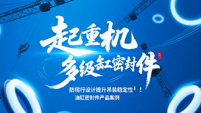 起重機(jī)多級(jí)<i style='color:red'>油缸密封圈</i>！防爬行設(shè)計(jì)提升吊裝穩(wěn)定性?！