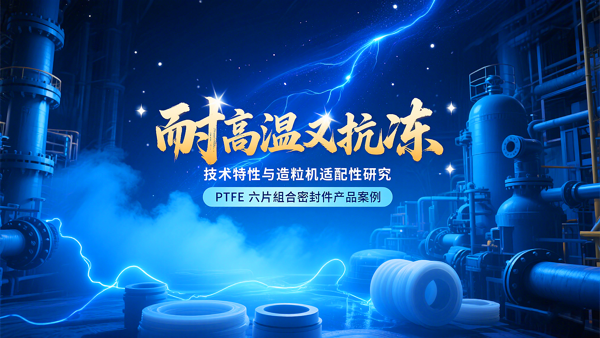 耐高溫又抗凍！PTFE六片<i style='color:red'>組合密封圈</i>丨技術(shù)特性與造粒機適配性研究！