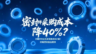 密封圈采購成本降40%？四氟件的全生命周期成本計算！